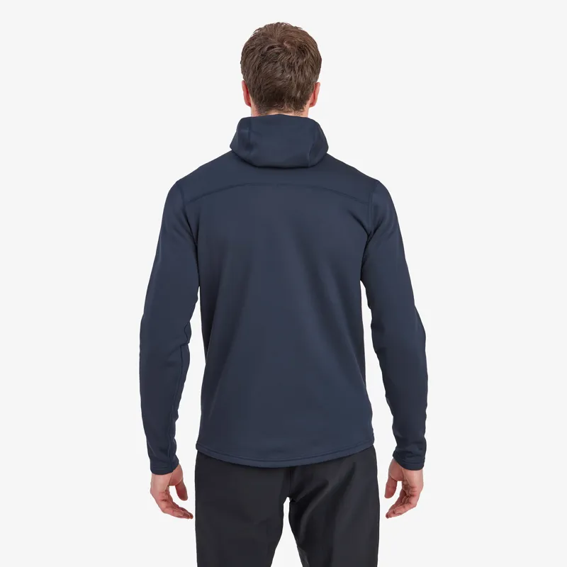 Montane Men's Fury Hooded Fleece Jacket - Eclipse Blue-3